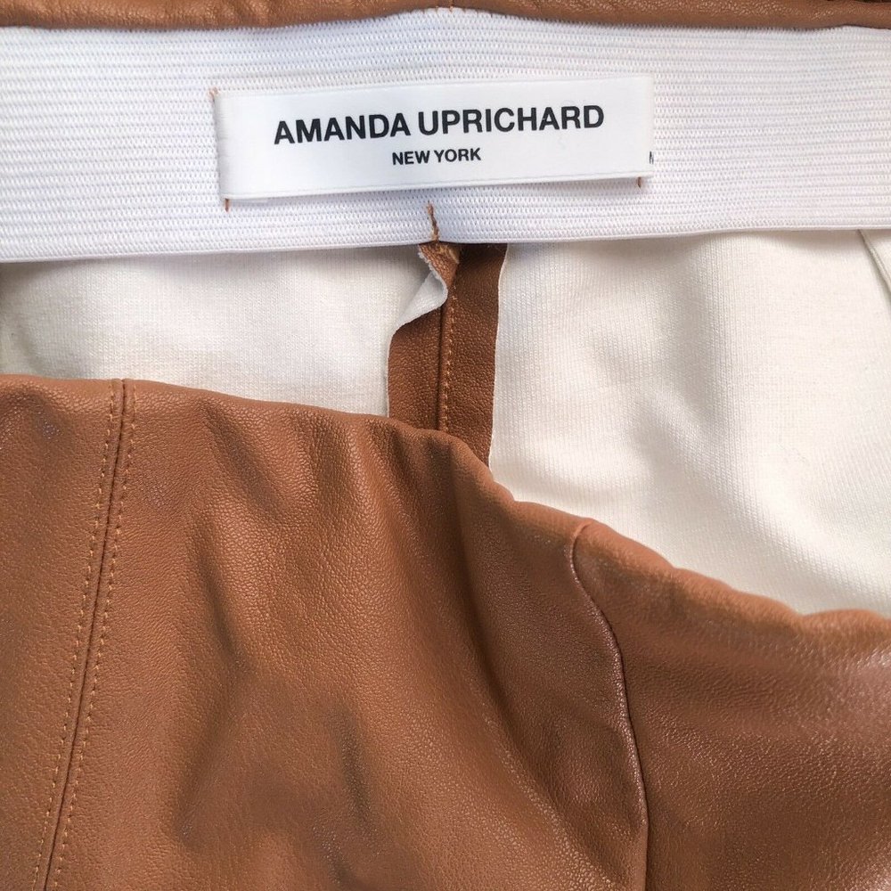 Amanda Uprichard X REVOLVE Malta Pants Faux M - Picture 6 of 9